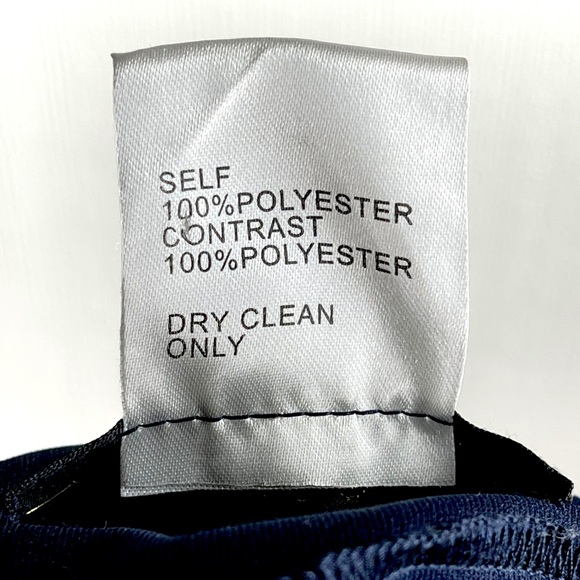 Tadashi Shoji Navy Sequin One Shoulder Cocktail Dress Size 2 - Picture 8 of 8